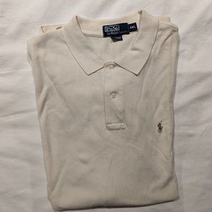 Polo by Ralph Lauren Cotton Ivory Long Sleeves Shirt Size XXL